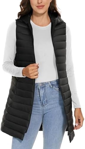 DGHM-JLMY Men V-Neck Lightweight Down Jacket Vest Sleeveless